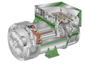 中站发电机内部结构图 中站发电机内部结构图